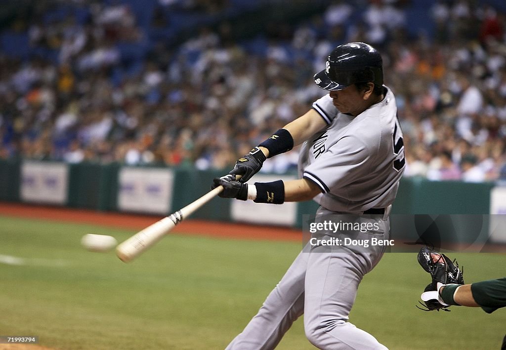 New York Yankees v Tampa Bay Devil Rays