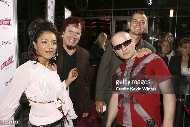 Pop band Bow Wow Wow and Drummer Adrian Young arrive at a special screening of Columbia Picture's "Marie Antoinette" hosted by Chanel at the Arclight...