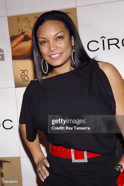 On-air personality Egypt attends Janet Jackson's "20 Y.O." Album Release Party at Room Service September 26, 2006 in New York City.