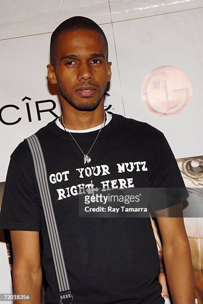 Actor Eric West attends Janet Jackson's "20 Y.O." Album Release Party at Room Service September 26, 2006 in New York City.