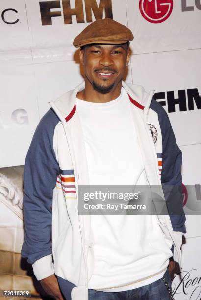 Actor Finesse Mitchell attends Janet Jackson's "20 Y.O." Album Release Party at Room Service September 26, 2006 in New York City.