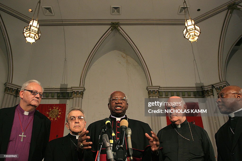 Zambian Archbishop Emmanuel Milingo, fla