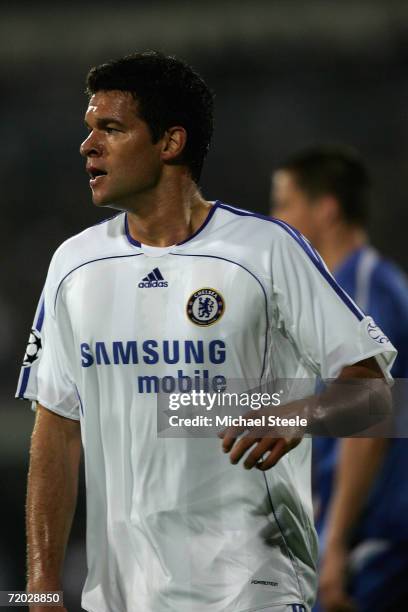 Michael Ballack of Chelsea in action during the UEFA Champions League Group A match between Levski Sofia and Chelsea at Stadium Vasil Levski on...