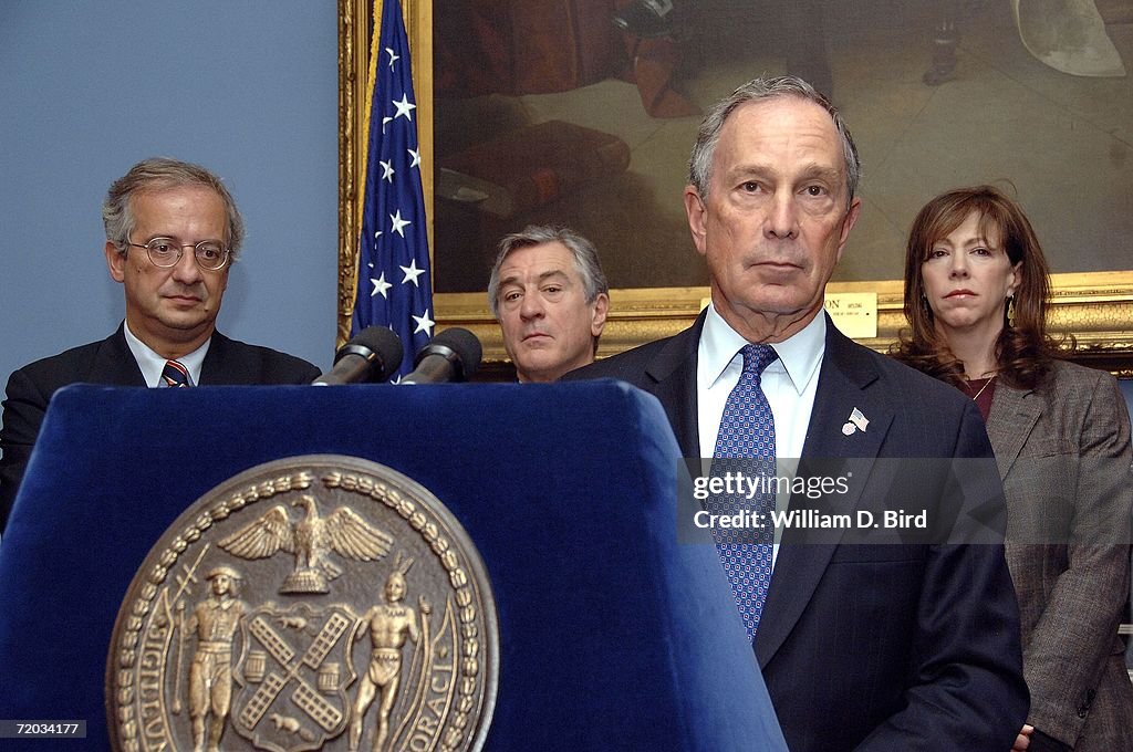 Mayor Bloomberg and Tribeca Film Festival Co-Founders Announce Collaboration