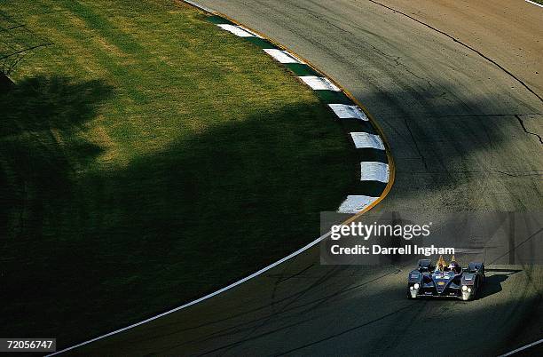 Rinaldo Capello drives the Audi Sport North America Audi R10 during the American Le Mans Series Petit Le Mans at Road Atlanta on September 30, 2006...