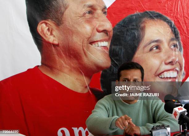 El ex candidato Ollanta Humala, que disputo la presidencia de Peru con el socialdemocrata Alan Garcia y es el principal lider opositor en Peru, habla...