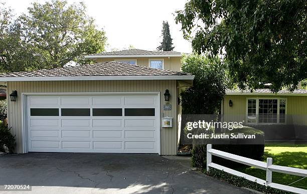 The home where Google co-founders Larry Page and Sergey Brin rented the garage 8 years ago to set up Google is seen October 2, 2006 in Menlo Park,...