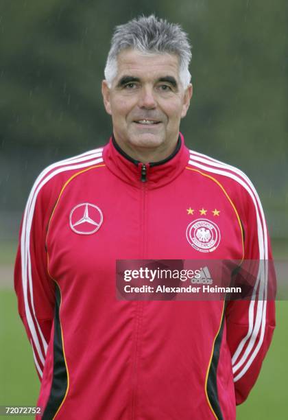 Headcoach Frank Engel poses during the Men's U19 photocall on October 3, 2006 in Niederrad, Germany.