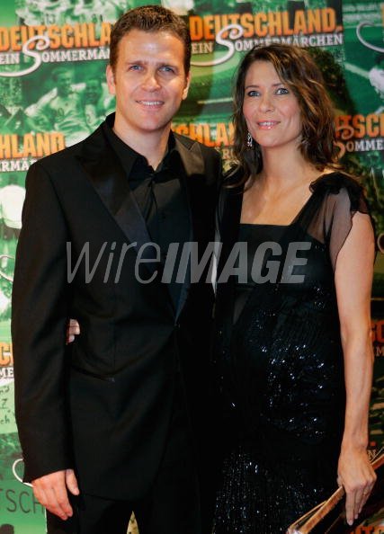 Oliver Bierhoff and his wife...