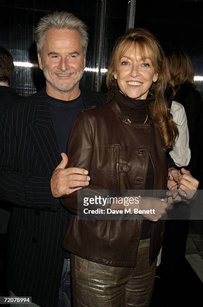 Trevor Eve and Sharon Maughan attend the 25th birthday party for restaurant Le Caprice, at The Serpentine Gallery on October 3, 2006 in London,...