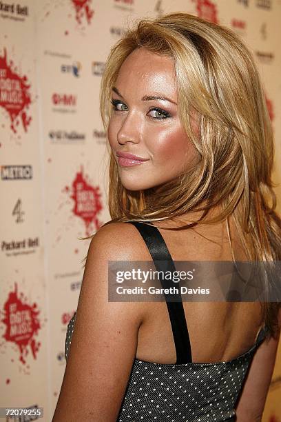 Emily Scott attends the BT Digital Music Awards at the Roundhouse on October 3, 2006 in London, England.