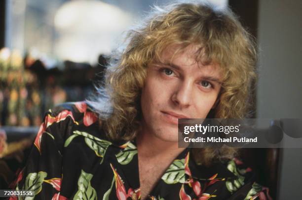 English singer and guitarist Peter Frampton, New York, 1977.