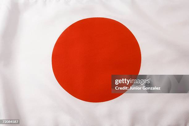 japanese flag - japanische flagge stock-fotos und bilder