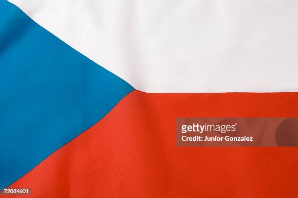 flag of the czech republic - czech republic flag stock pictures, royalty-free photos & images