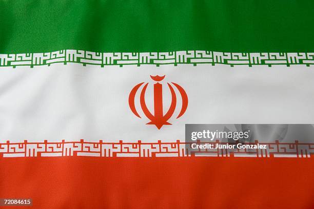 iranian flag - iranian flag stock-fotos und bilder