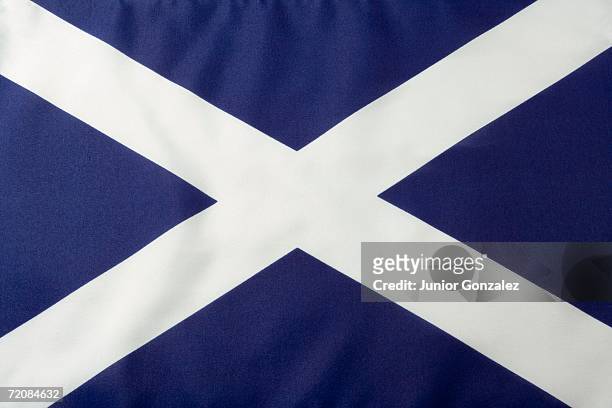 scottish flag - scotland stock-fotos und bilder
