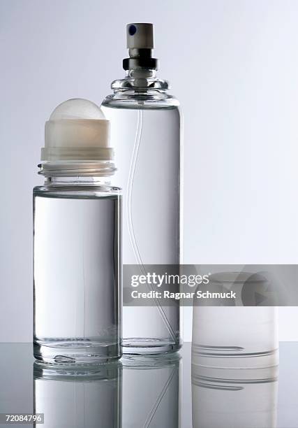 glass deodorant and perfume bottle - roll on bildbanksfoton och bilder