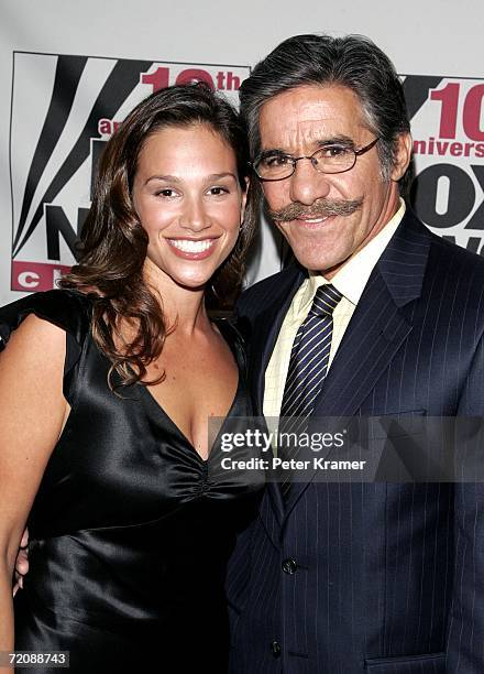 News Correspondent Geraldo Rivera and Erica Levy attend the Fox News Channel 10th Anniversary celebration on October 4, 2006 in New York City.