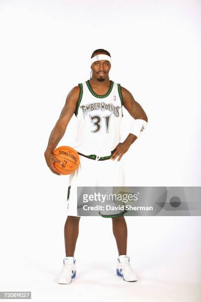 Ricky Davis of the Minnesota Timberwolves poses for a portrait during Media Day at the Target Center on October 2, 2006 in Minneapolis, Minnesota....