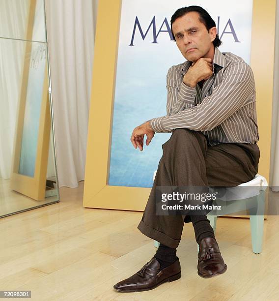 Actor Humberto Zurita poses for a portrait on October 5, 2006 at the Mondrian Hotel in Hollywood, California.