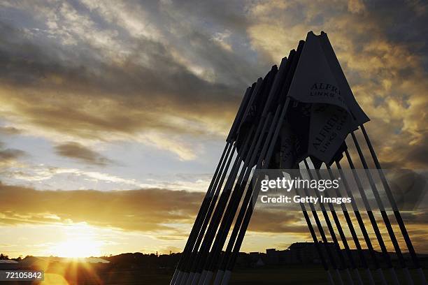 General view at sunset after the Second Round of The Alfred Dunhill Links Championship at The Old Course on October 6, 2006 St Andrews, Scotland.