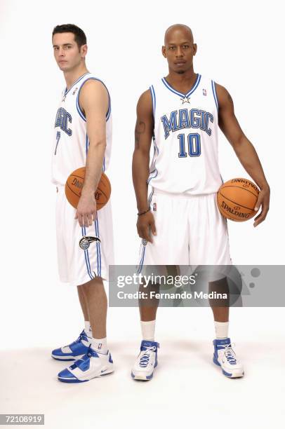 Redick and Keith Bogans of the Orlando Magic pose for a portrait during NBA Media Day at the RDV Sportsplex on October 2, 2006 in Maitland, Florida....
