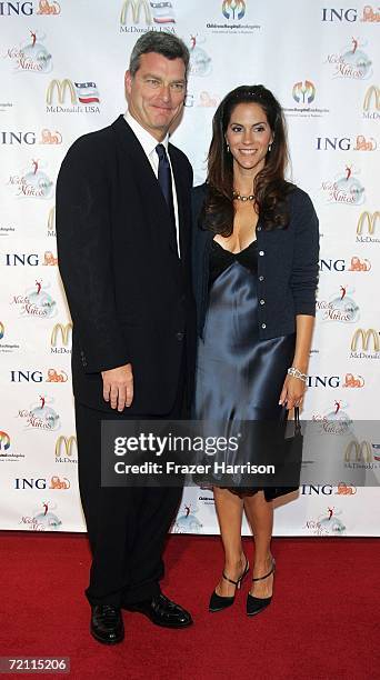 Actress Jami Gertz and Tony Ressler,arrives at the 2nd Annual Noche De Ninos, in aid of the Childrens Hospital Los Angeles, honoring Johnny Depp at...