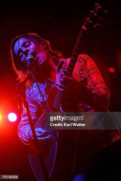 Blake Sennett of The Elected performs at the first annual "LA Weekly Detour Music Festival" on October 7 on the streets of downtown Los Angeles,...
