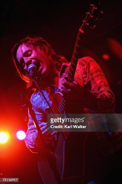 Blake Sennett of The Elected performs at the first annual "LA Weekly Detour Music Festival" on October 7 on the streets of downtown Los Angeles,...