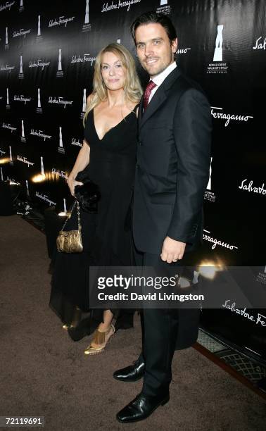 James Ferragamo and his wife Louise arrive to the Rodeo Drive walk of style awards ceremony on October 8, 2006 in Beverly Hills, California.
