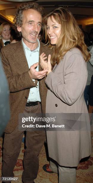 Greta Scaatchi attends at the '24 Hour Plays' gala party at the Riverbank Plaza Hotel after the performance at the Old Vic Theatre on October 8, 2006.