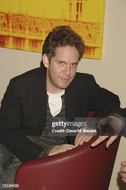 Tom Hollander attends the '24 Hour Plays' gala party at the Riverbank Plaza Hotel after the performance at the Old Vic Theatre on October 8, 2006.