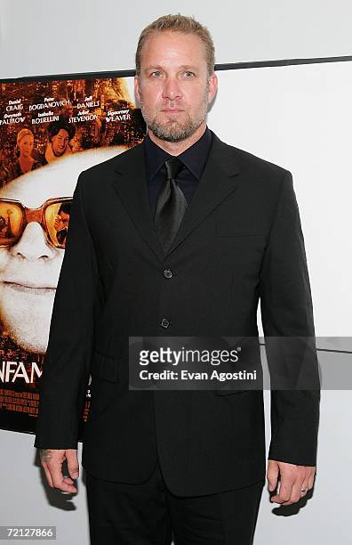 Television personality Jesse James attends the premiere of "Infamous" at DGA Theater October 9, 2006 in New York City.