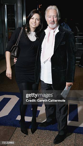 John Daly and guest arrive at the UK premiere of 'The Aryan Couple' at the Odeon West End on October 10, 2006 in London, England.