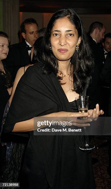 Kiran Desai attends the Man Booker Prize 2006, at the Guildhall on October 10, 2006 in London, England.