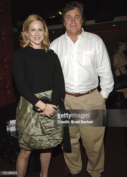 Sony Pictures Classics Co-President Tom Bernard and actress Laura Linney arrive to the premiere of the Sony Pictures Classics presentation of Driving...