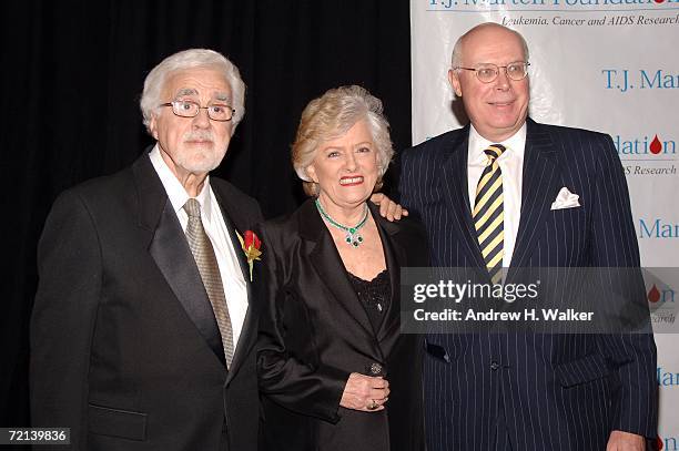 Tony Martell, Frances Preston and Peter Quinn attend T.J. Martell Foundation's 31st Annual Gala on October 10, 2006 in New York City.