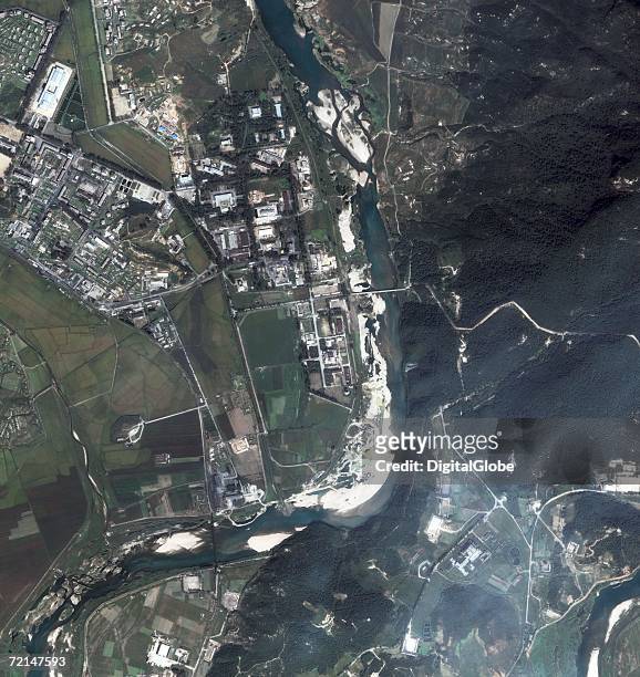 This is a satellite image of Yongbyon, North Korea collected on September 14, 2006.