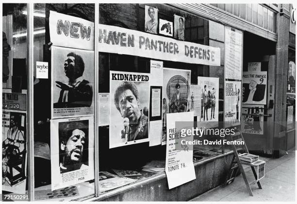 View of the Black Panther Party headquarters, New Haven, Connecticut, April 30, 1970.