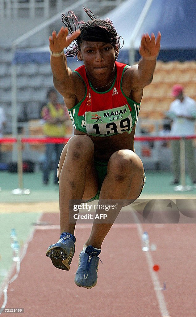Mamona Patricia of Portugal competes in