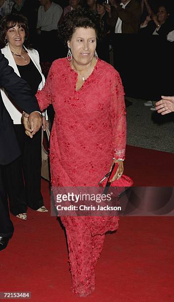 Carla Fendi arrives at a Concert at the Teatro DellOpera on the opening night of the Rome Film festival on October 12, 2006 in Rome, Italy.