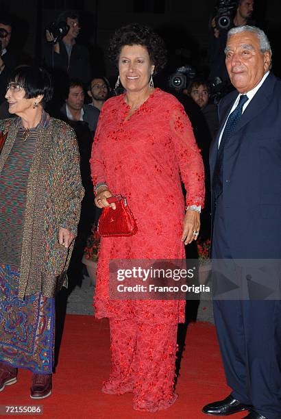 Carla Fendi arrives at a Concert at the Teatro DellOpera on the opening night of the Rome Film festival on October 12, 2006 in Rome, Italy.