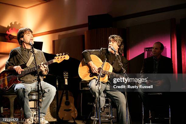 Country Band Alabama gives a special live performance for QVC channel on October 11, 2006 in Nashville Alabama.