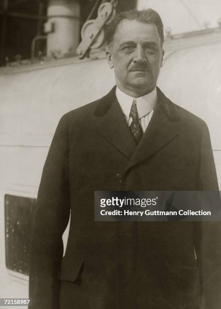 American banker Amadeo Giannini , circa 1925. The son of Italian immigrants, he founded the Bank of America and remained its president until his...