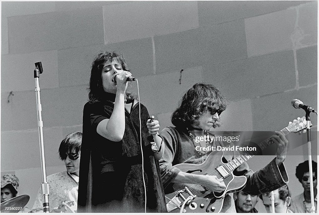 'Jefferson Airplane' Performs In Central Park