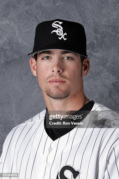 Boone Logan of the Chicago White Sox poses for a photo during Minor League photo day at Tucson Electric Park on March 11, 2006 in Tucson, Arizona.