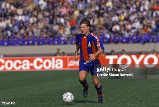 Danish footballer Michael Laudrup playing for the Spanish club FC Barcelona, early 1990s.