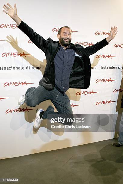 Actor Fabio Volo attends a photocall to promote the movie "Uno Su Due" on the second day of Rome Film Festival on October 14, 2006 in Rome, Italy.