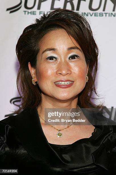 Miky Lee attends the 3rd Annual Women's World Awards at Hammerstein Ballroom October 14, 2006 in New York City.