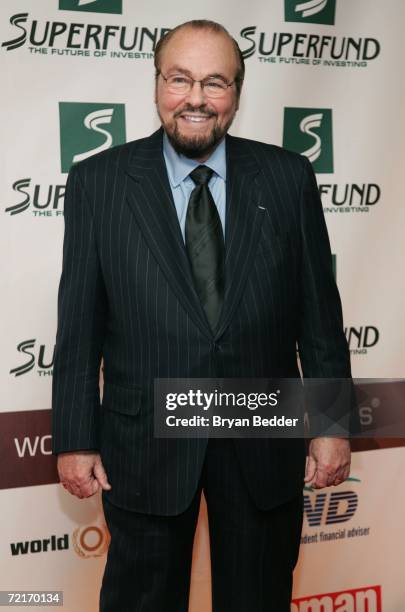 Television personality James Lipton poses in the media room backstage at the 3rd Annual Women's World Awards at Hammerstein Ballroom October 14, 2006...